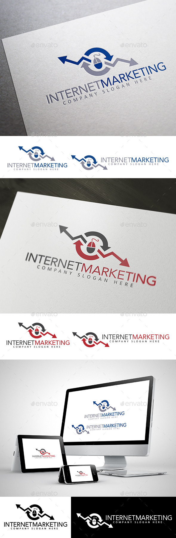 Internet Marketing Logo - Abstract Logo Templates