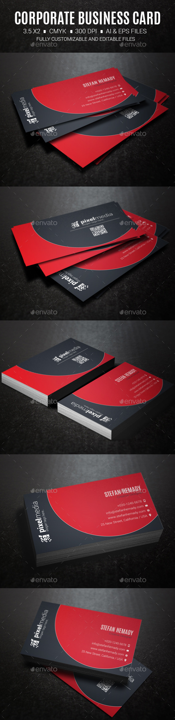 Corporate Business Card - Corporate Business Cards
