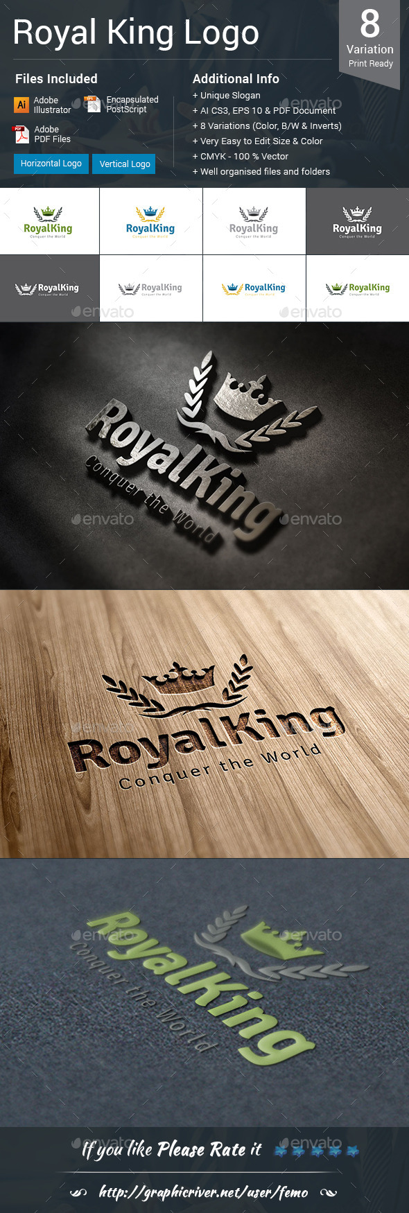 Royal King Logo - Crests Logo Templates