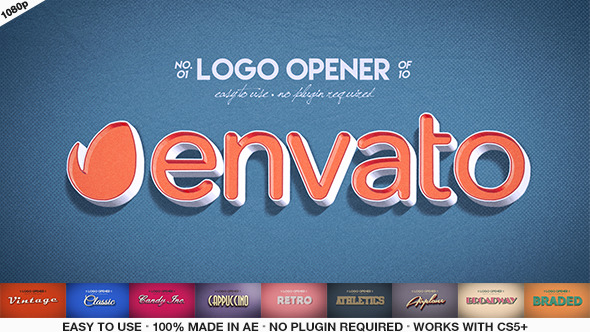 Vintage Logo Opener - VideoHive 10190989