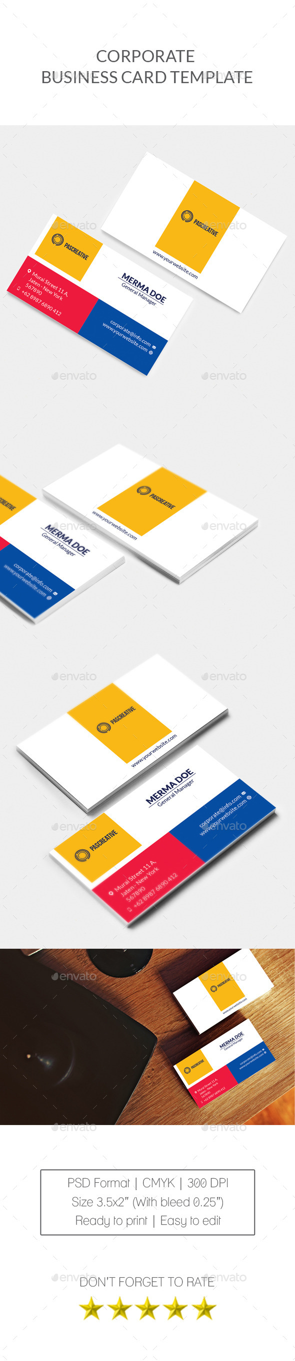 Corporate Business Card Vol. 2 - Corporate Business Cards