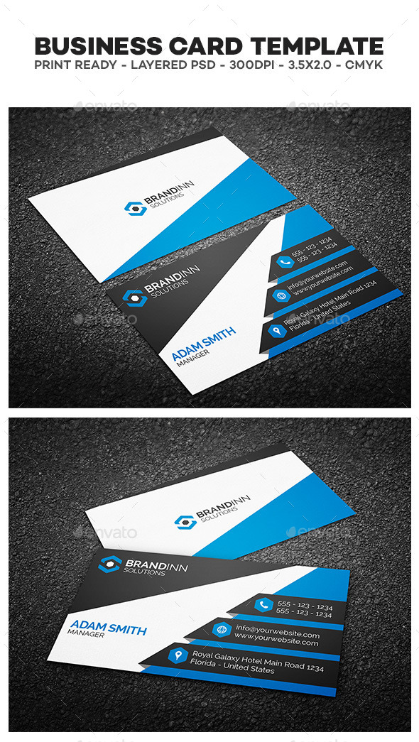 Creative Corporate Business Card 03 - Creative Business Cards