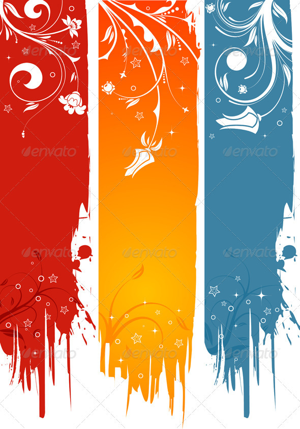 Grunge Flower Background