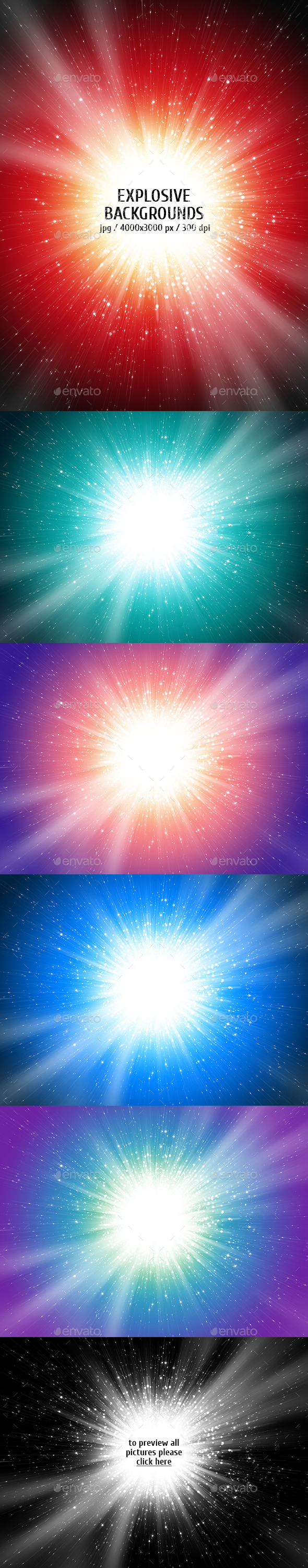 Explosive Backgrounds - Abstract Backgrounds