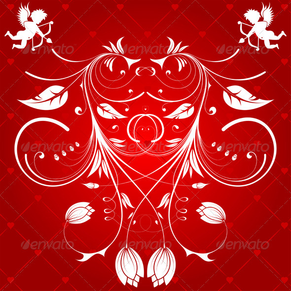 Floral Heart - Valentines Seasons/Holidays