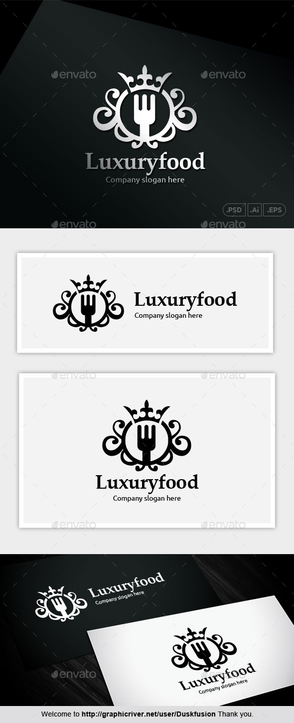 Luxury Food - Abstract Logo Templates