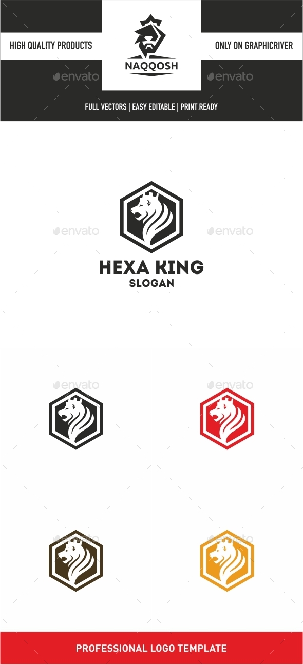 Hexa King - Logo Templates