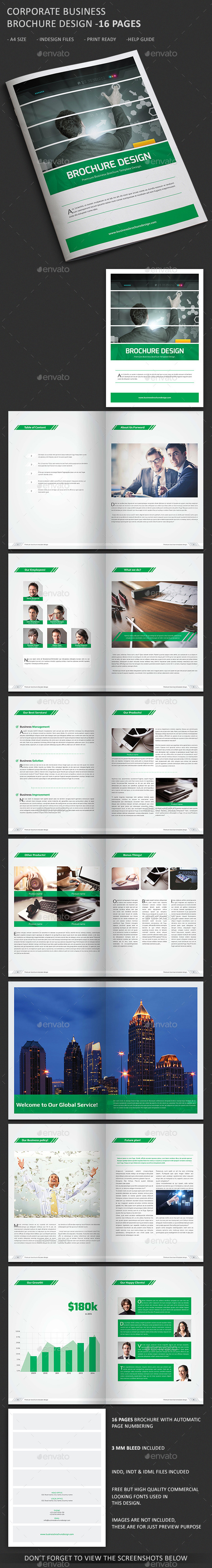 Bi-Fold Corporate Business Brochure - Corporate Brochures