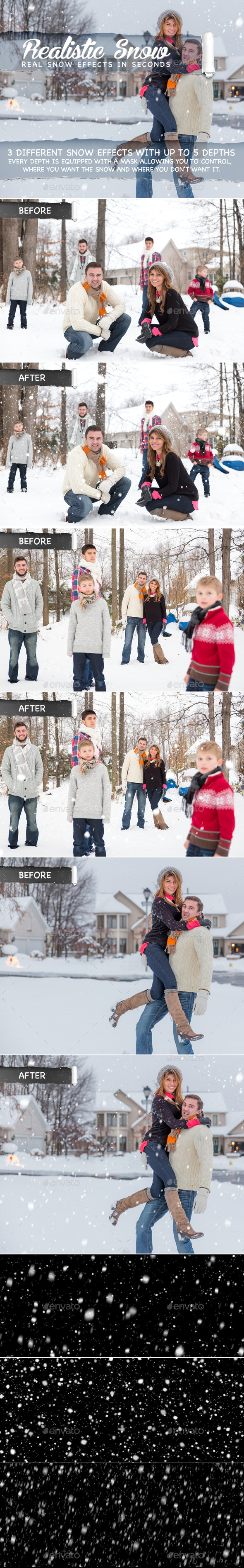 Realistic Snow - Decorative Graphics