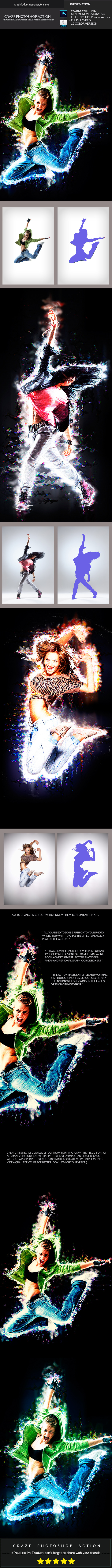 Craze Photoshop Action - Photo Effects Actions