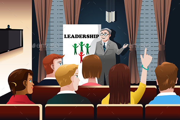 Business People in a Seminar - Business Conceptual