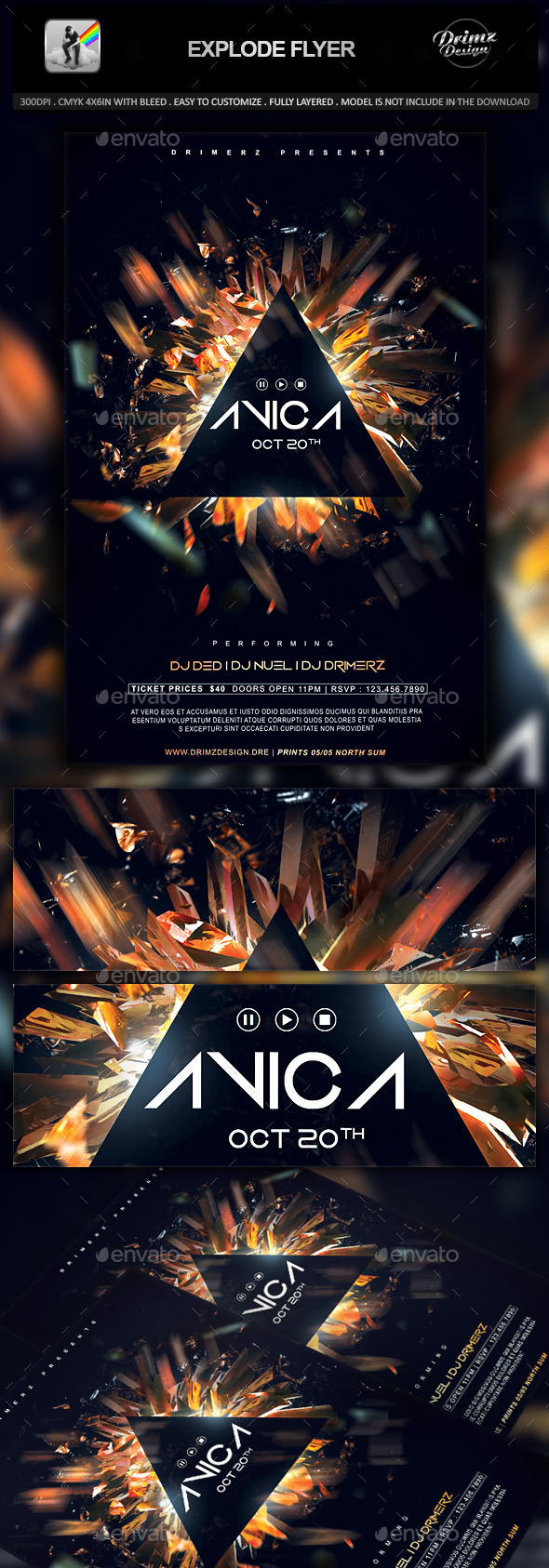 Explode Flyer - Events Flyers
