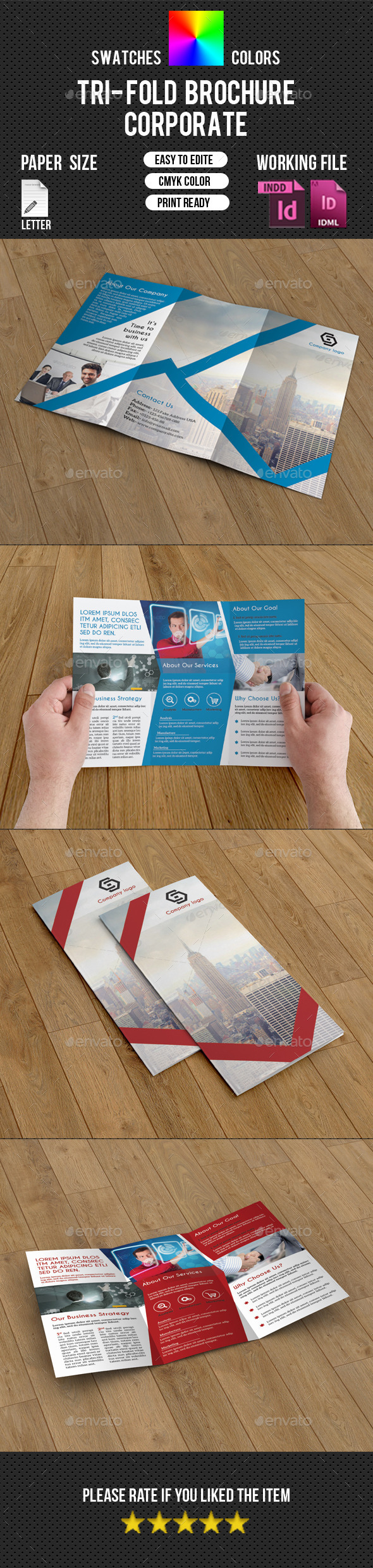 Corporate Trifold Brochure-V224 - Corporate Brochures