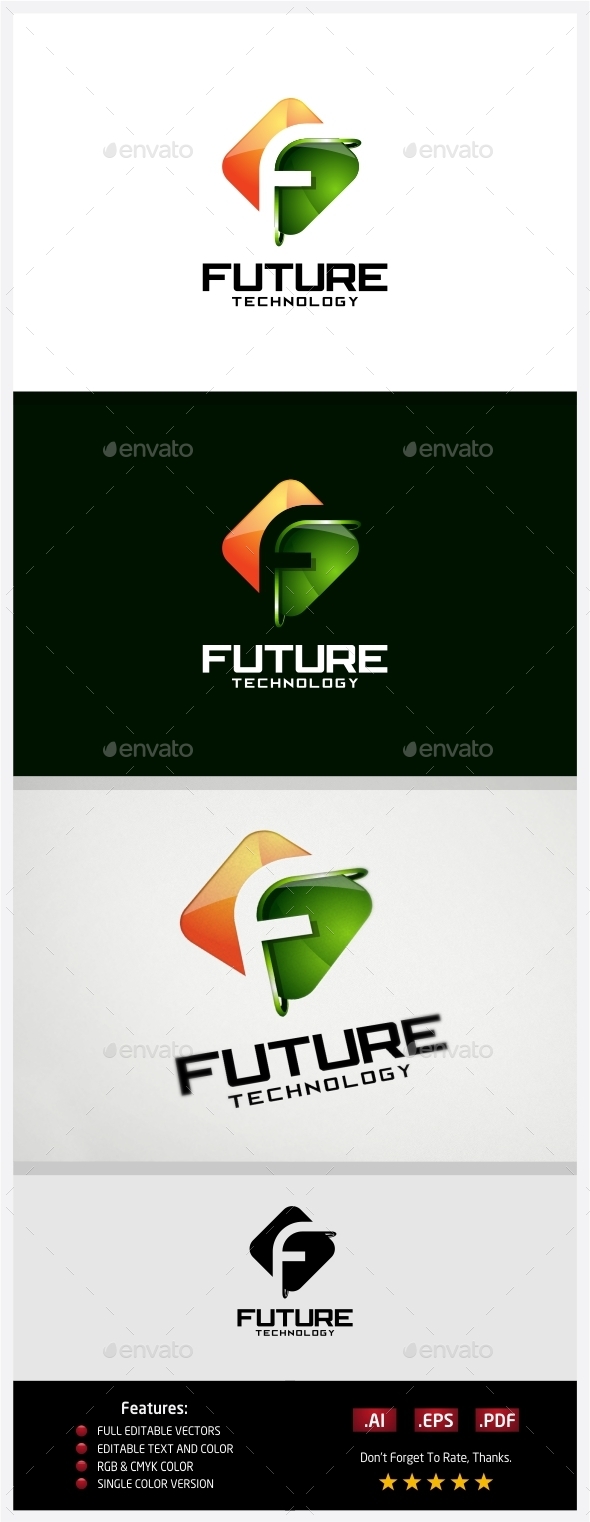 Future Technology Logo - 3d Abstract