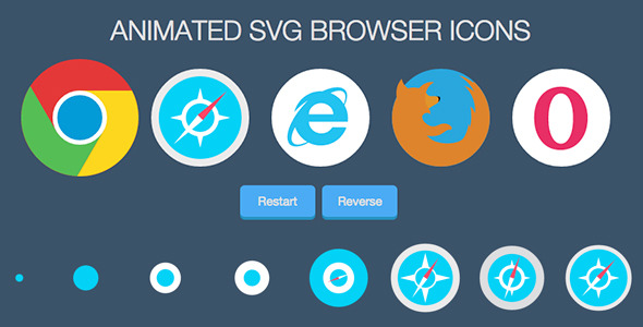 Download Animated SVG Browser Icons by dxc | CodeCanyon