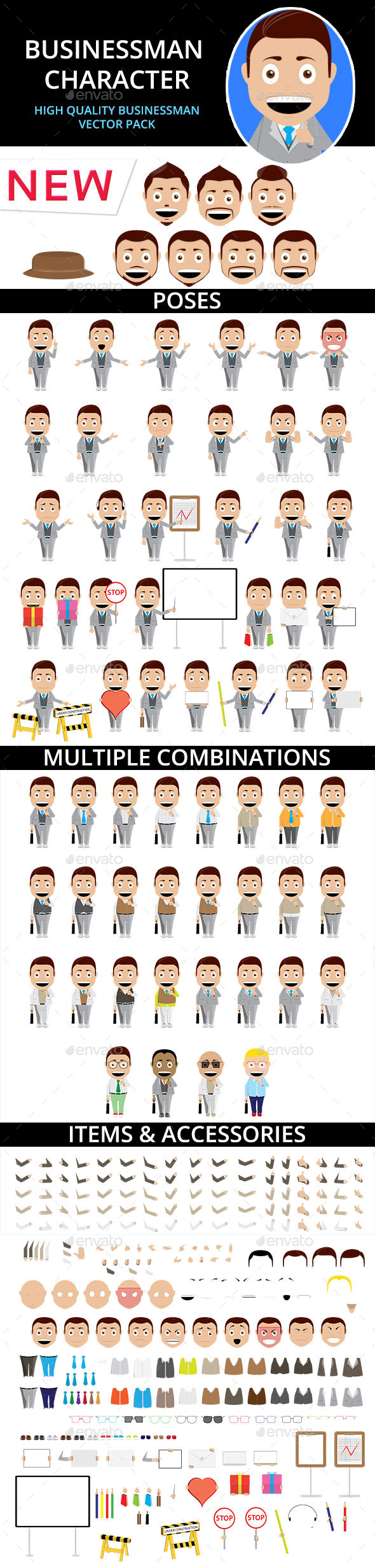 Business Man Pack - People Characters