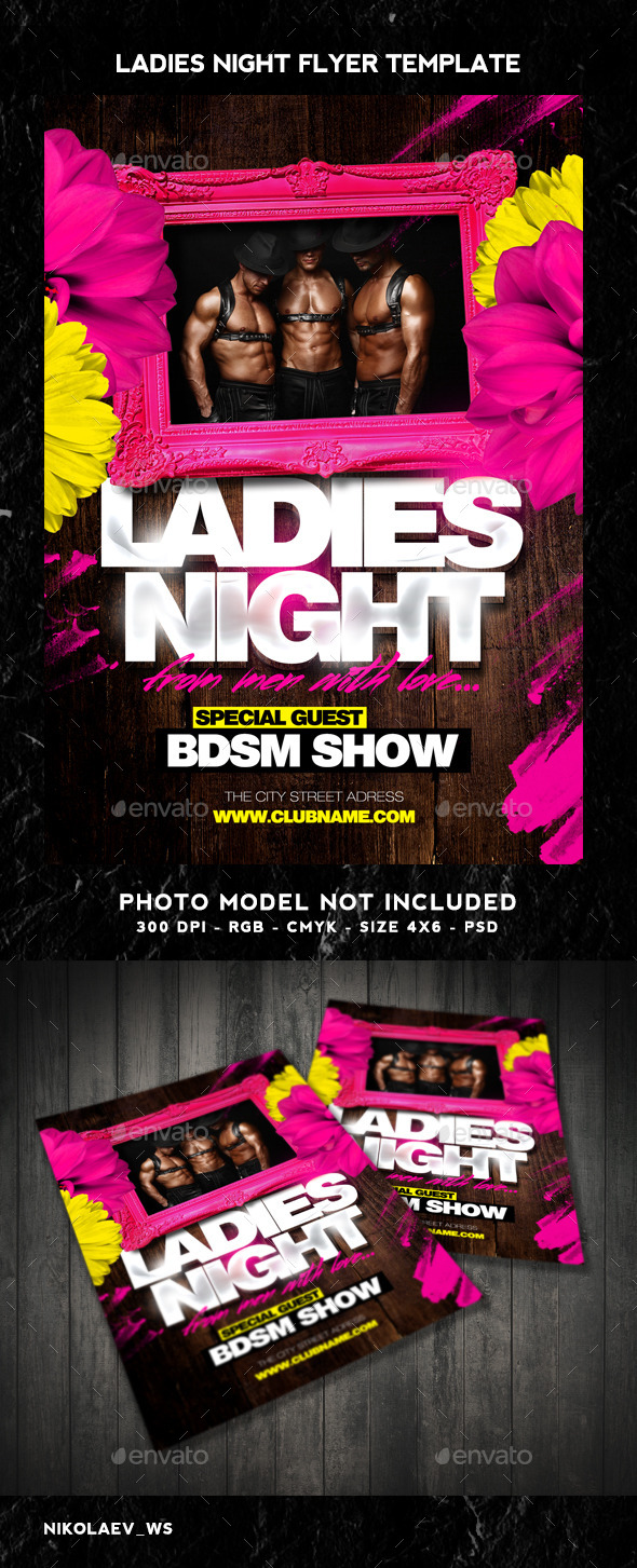 Ladies Night Flyer - Clubs & Parties Events