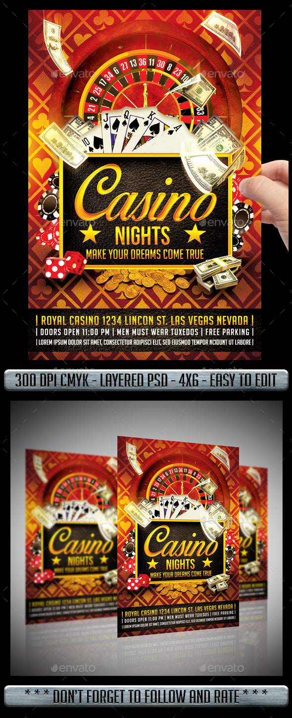 Casino Flyer - Clubs & Parties Events