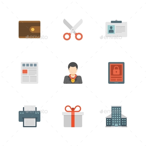 Flat Design Icons - Web Technology