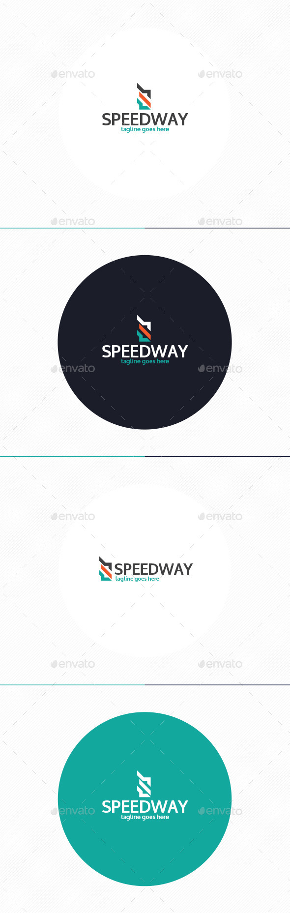 Speed Way Logo • Letter S