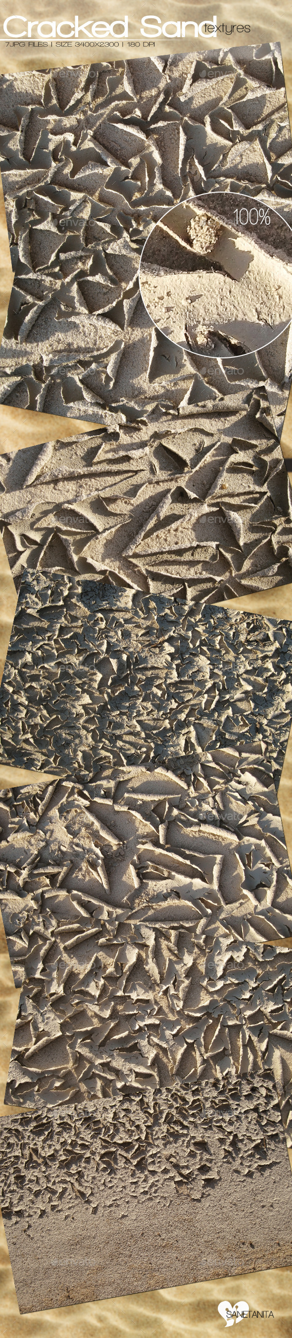 Cracked Sand Textyres - Nature Textures