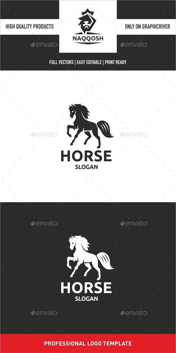 Horse Logo - Animals Logo Templates