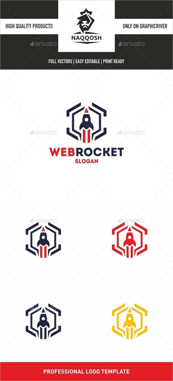 Web Rocket - Symbols Logo Templates