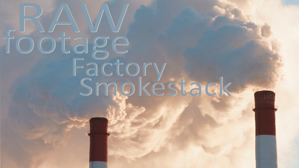 Two Factory Smokestacks