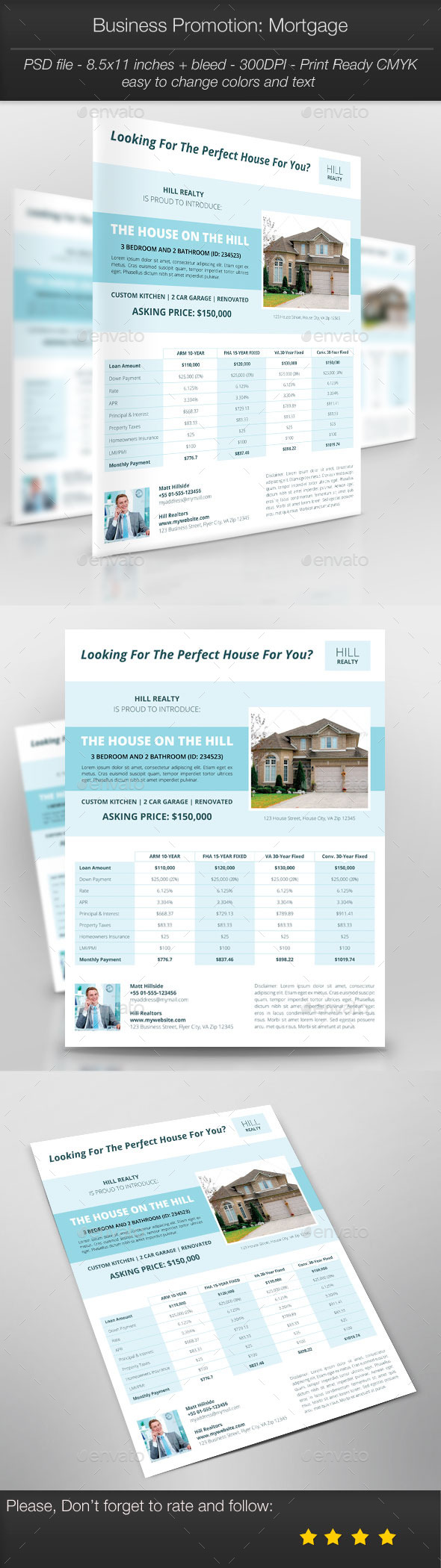 Business Promotion: Mortgage - Corporate Flyers