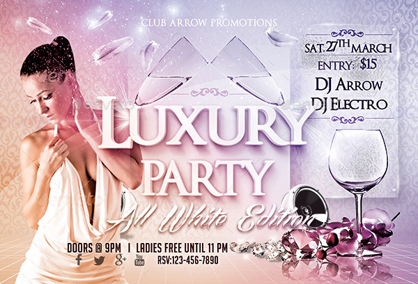 luxury all white flyer template by arrow3000 graphicriver white flyer template