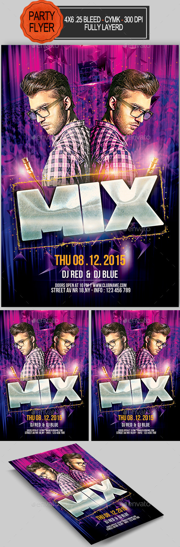 Mix Party Flyer - Clubs & Parties Events