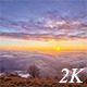 Colorful Sunset Above Clouds - VideoHive Item for Sale