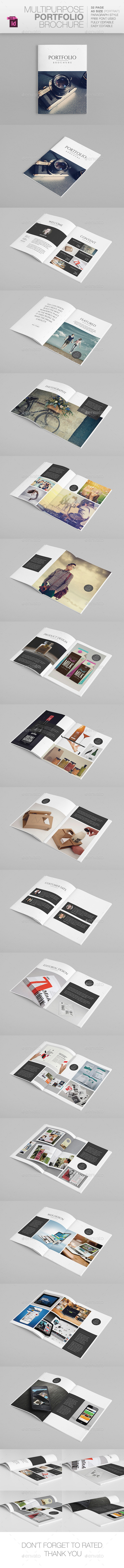 Multipurpose A5 Portfolio - Portfolio Brochures
