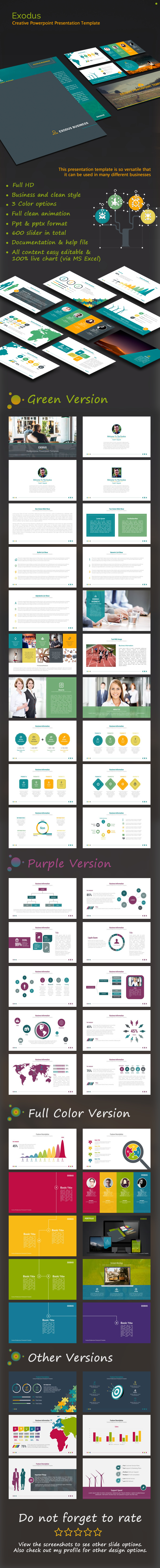 Exodus Powerpoint - Business PowerPoint Templates