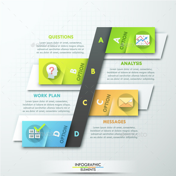Modern Infographic Paper Template - Infographics