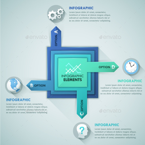 Modern Infographic Options Template - Infographics