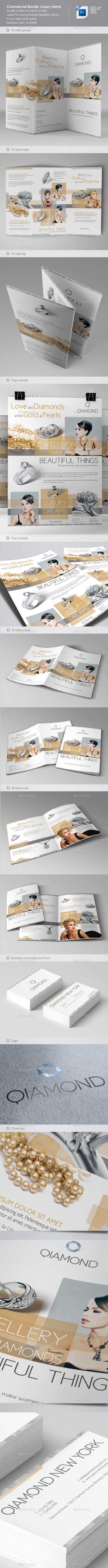 Commercial Flyer Bundle 1: Luxury Items - Commerce Flyers