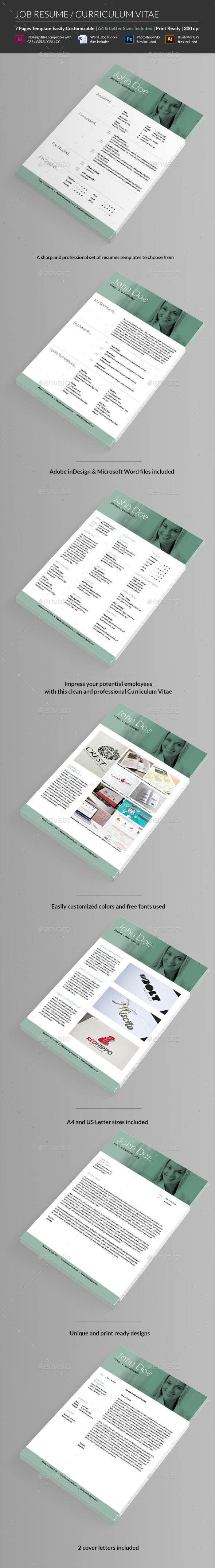 Clean Resume CV - Resumes Stationery