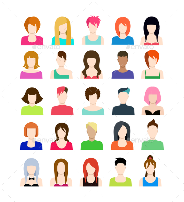 Set of People Icons - People Characters