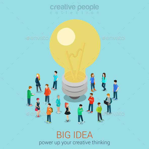 Brainstorming Infographic - Concepts Business