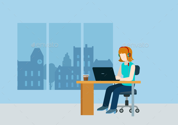 Female Web Designer - Concepts Business