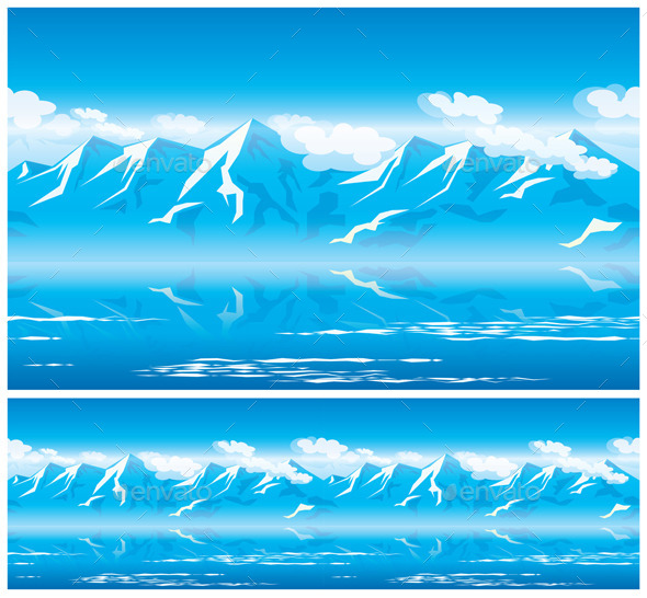Mountains in the Sun - Nature Conceptual