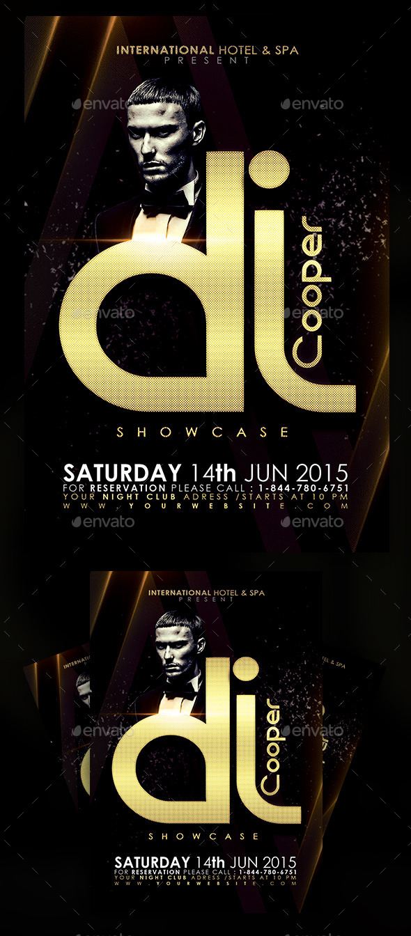 Guest Dj Flyer III - Clubs & Parties Events