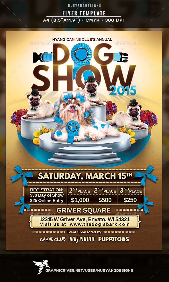 Dog Show Flyer - Events Flyers
