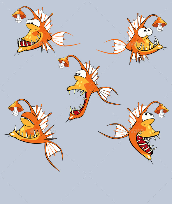 Fish Cartoon - Animals Characters