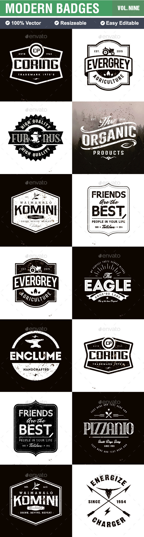 Badges and Logo - Badges & Stickers Web Elements