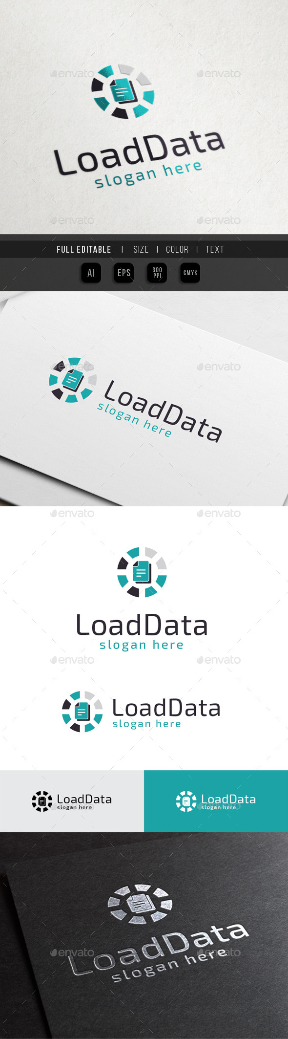Database Loading - Cloud Data - Objects Logo Templates