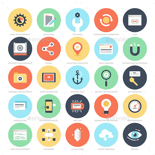 SEO and Development - Technology Icons