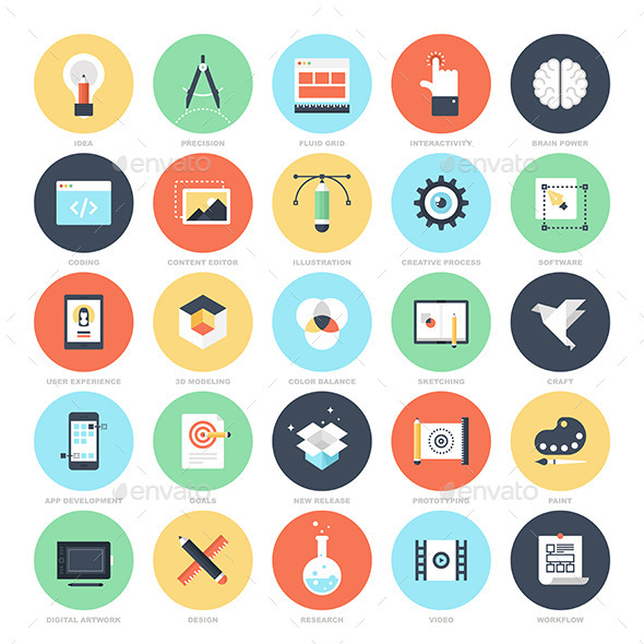 Creative Process - Media Icons