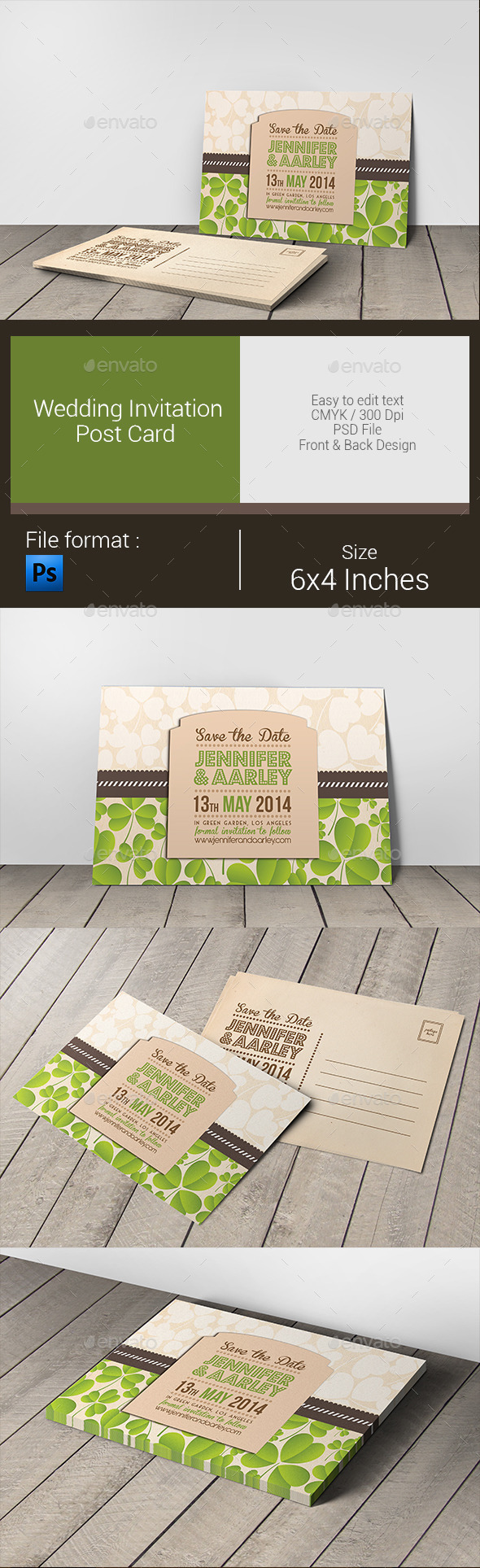 Wedding Invitation Post Card - Weddings Cards & Invites
